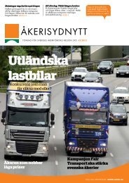 ÅkeriSydNytt nr 2, 2013 - Sveriges Åkeriföretag