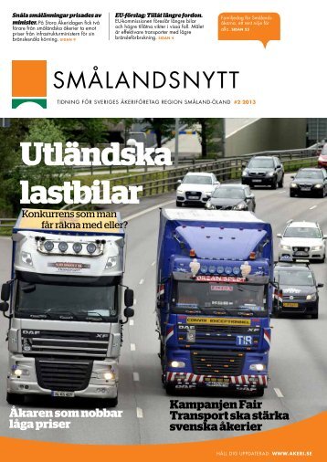 Utländska lastbilar - Sveriges Åkeriföretag