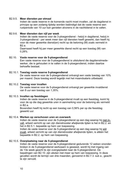 Deel B CAO AkzoNobel Chemicals