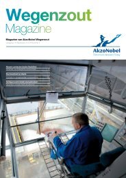 Wegenzout Magazine, editie 2 - september 2012 - AkzoNobel