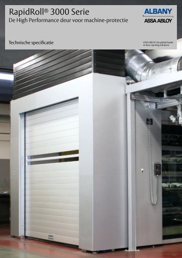 RapidRoll ® 3000 machine-protectie - Albany Door Systems