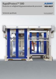 RapidProtect TM 300 machinebeveiliging - Albany Door Systems