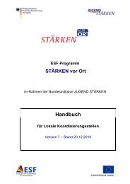 Handbuch für Koordinierungsstellen 