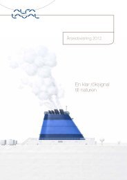 Årsredovisning 2012 - Alfa Laval