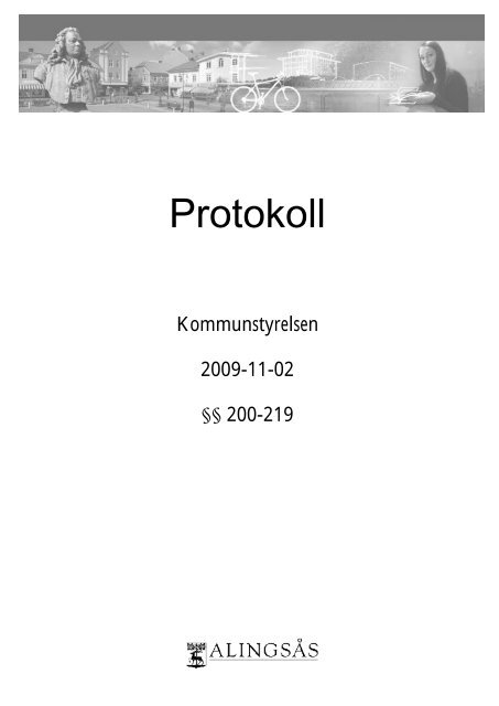 Protokoll - Alingsås kommun