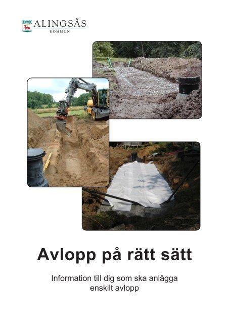 Avlopp på rätt sätt (pdf, 1.4 MB) - Alingsås kommun