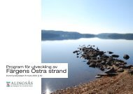 Färgens Östra strand - Alingsås kommun