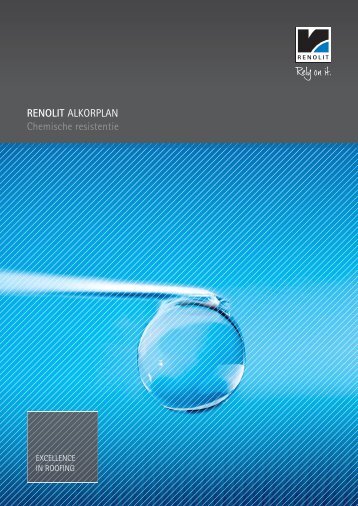 Chemische Bestendigheid - RENOLIT WATERPROOFING