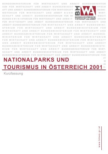 NATIONALPARKS UND TOURISMUS IN ÖSTERREICH 2001