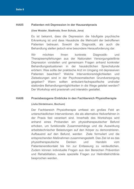 Broschüre 2013 - Institut für Allgemeinmedizin, Jena