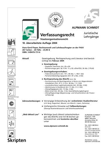 Skripten - Alpmann Schmidt