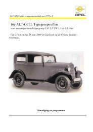 16e ALT-OPEL Typegroeptreffen