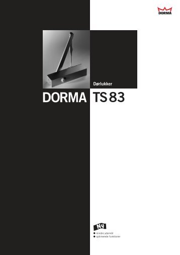 Dørlukker TS83 DORMA