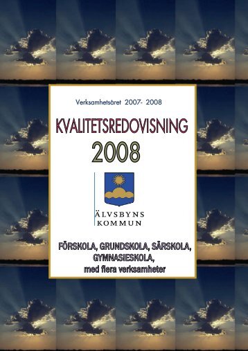 Verksamhetsåret 2007- 2008 - Älvsbyns kommun