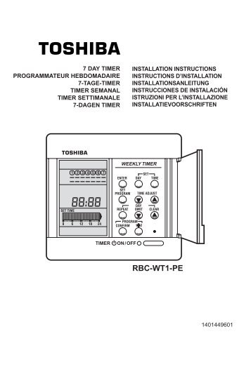 K6238 7 Day Timer Inst Instr - AMP