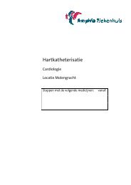 Hartkatheterisatie - Amphia Ziekenhuis