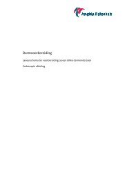 Darmreiniging (folder behorende bij 'Sigmoidoscopie of coloscopie')