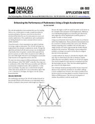 AN-900 Enhancing the Performance of Pedometers Using a Single ...