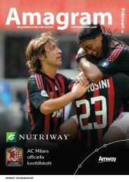 AC Milans officiella kosttillskott - Amway Wiki