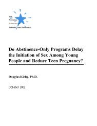 Do Abstinence-Only Programs Delay the Initiation of Sex - ANEP