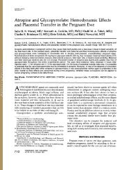 Atropine and Glycopyrrolate - Anesthesia & Analgesia