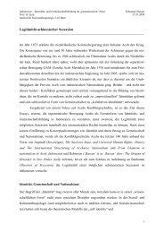Legitimität achinesischer Sezession (pdf, 52KB) - Institut für ...