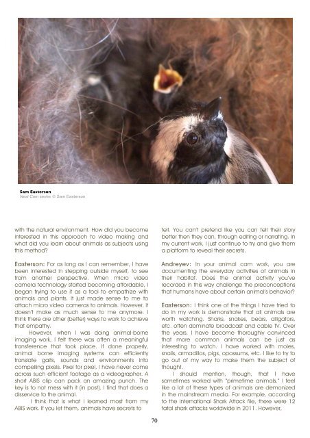 Animal Influence I - Antennae The Journal of Nature in Visual Culture