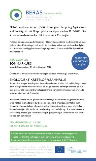 SOMMAR 2012 - Antroposofiska sällskapet