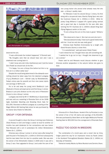 new zealand bloodstock news anz - Anzbloodstocknews.com