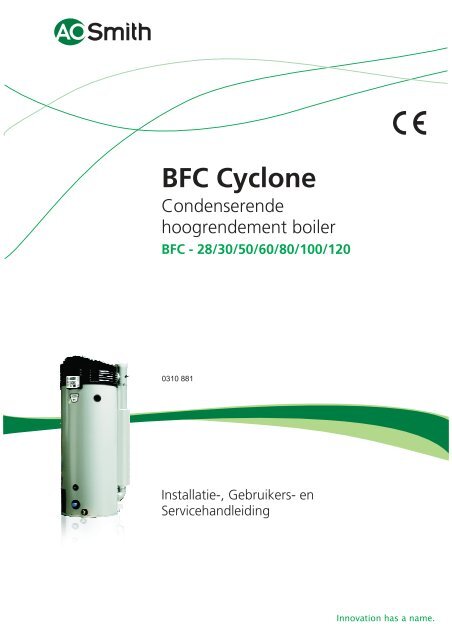 Voor de BFC Instructie Handleiding, klik hier - AO Smith