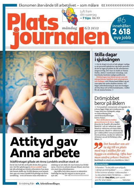 Nummer 6 Som Pdf Arbetsformedlingen