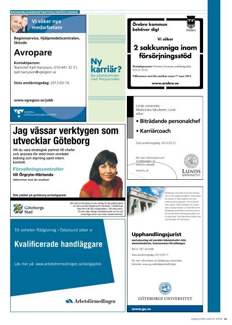 Nummer 10 som pdf - Arbetsförmedlingen