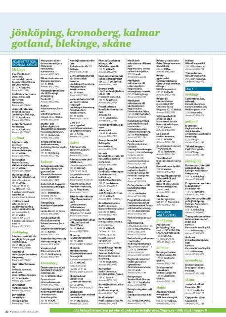 Läs senaste numret - Arbetsförmedlingen