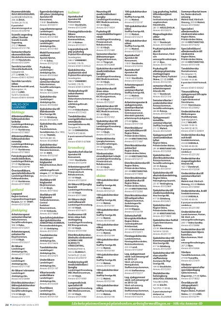 Läs senaste numret - Arbetsförmedlingen