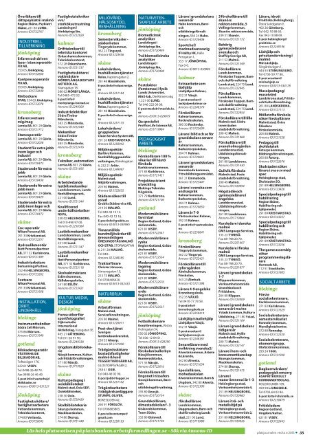 Läs senaste numret - Arbetsförmedlingen