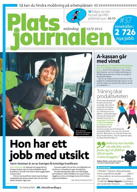 Nummer 37 - Arbetsförmedlingen