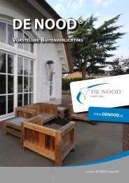 Flyer DE NOOD Buitenverlichting - Architectenweb