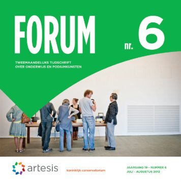 Forum 6, juli - augustus, jaargang 19 - Artesis