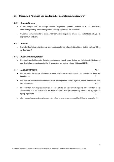 Bijlage 4 Reglement eindwerken PBA vroedkunde - Artesis