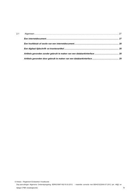 Bijlage 4 Reglement eindwerken PBA vroedkunde - Artesis