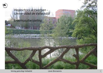 Universidad de Valladolid - Artesis Hogeschool Antwerpen