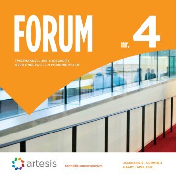 Forum 4, maart - april, jaargang 19 - Artesis