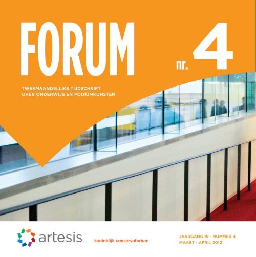 Forum 4, maart - april, jaargang 19 - Artesis