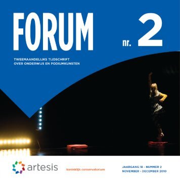 Forum 2, november - december, jaargang 18 - Artesis