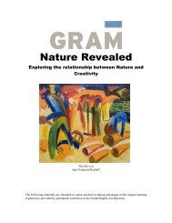 Nature Revealed Packet - Grand Rapids Art Museum