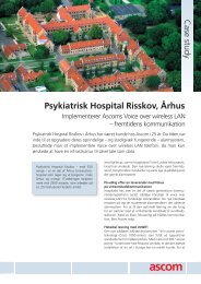 Psykiatrisk Hospital Risskov - Ascom Danmark