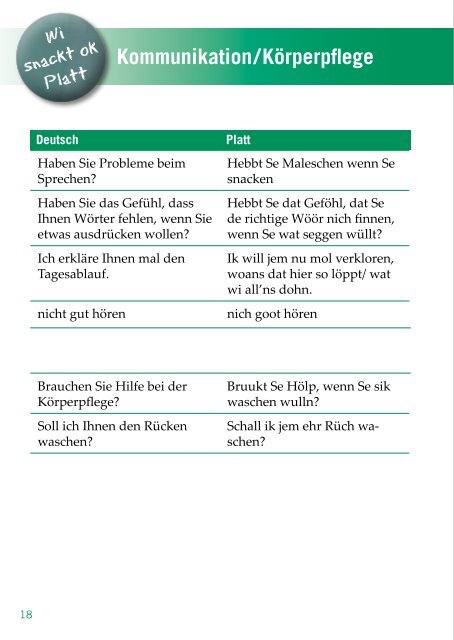 Plattdeutsch Wörterbuch - Asklepios