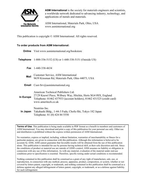 the tensile properties of pearlite, bainite - ASM International