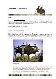 het Koningin Astridpark te Brugge - Atelier Artisjok