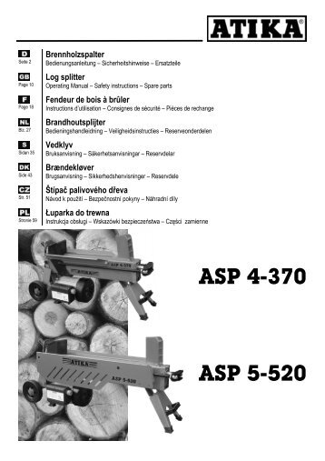 ASP 4-370 ASP 5-520 - Import Mechanics, ATIKA